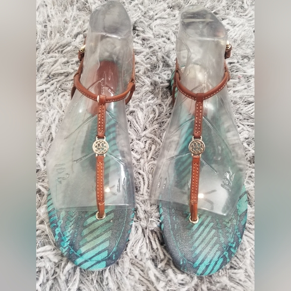 COACH SHIRLEY LEATHER HERITAGE Wrap flat WOMEN.....🙎‍♀️🥰😍 - Picture 6 of 7